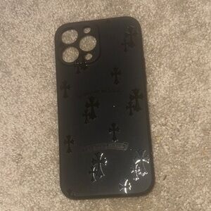 Chrome Hearts Black Slim-Fit Phone Case